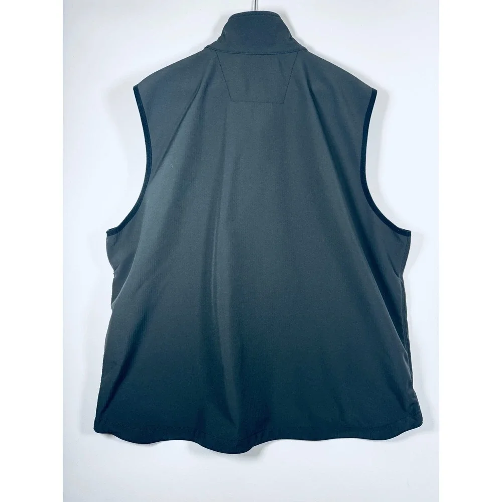 Carhartt Softshell Vest Mens 2X Black Full Zip Work Outdoor Zipper Pockets